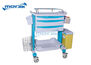 Carrello medico di consegna del carretto di arresto dell'ABS dell'ospedale della medicina clinica mobile del carrello