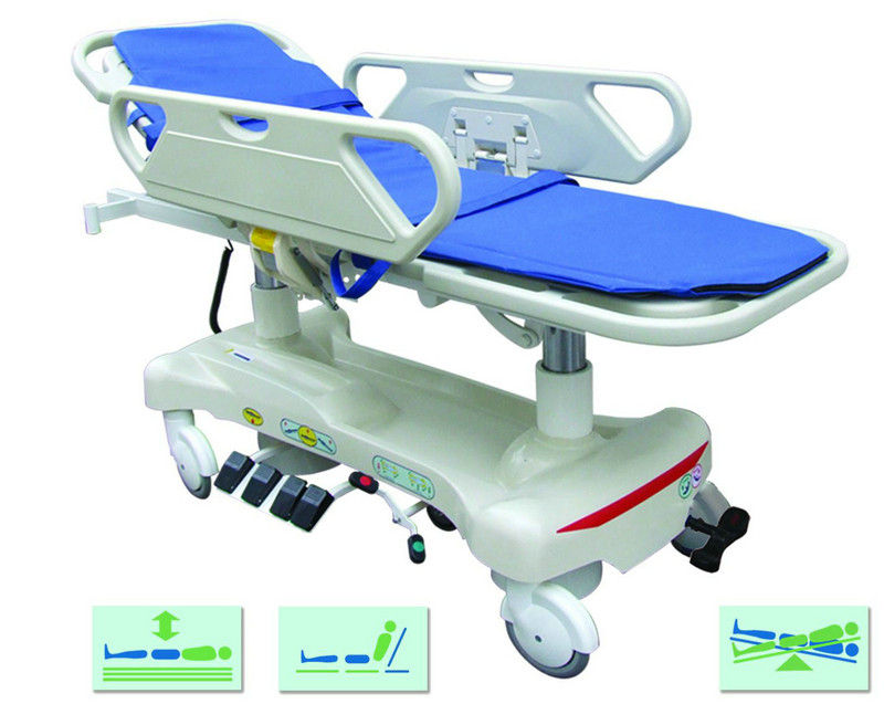 Carrello paziente elettrico automatico di lusso di trasferimento per il pronto soccorso