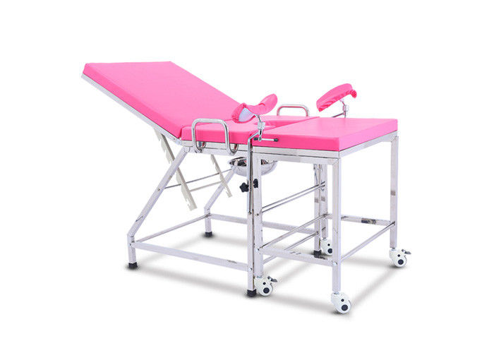 Schienale ginecologico della sedia dell'esame dell'acciaio inossidabile regolabile per l'ospedale