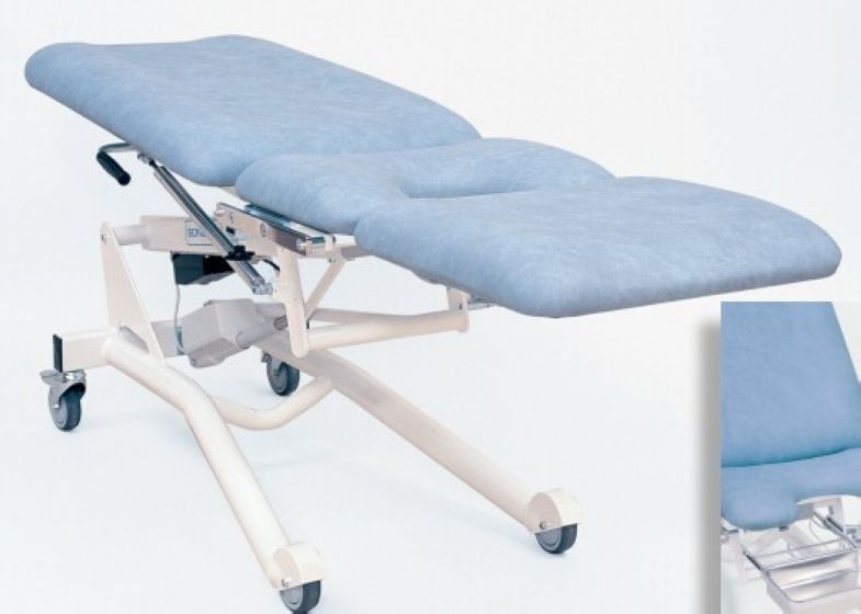 Sedia blu di ginecologia della Tabella ostetrica elettrica per esame ginecologico