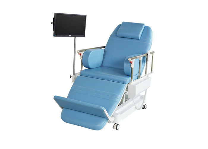 Sedie automatiche di dialisi, sedia elettrica del disegno del sangue con la posizione del letto piano