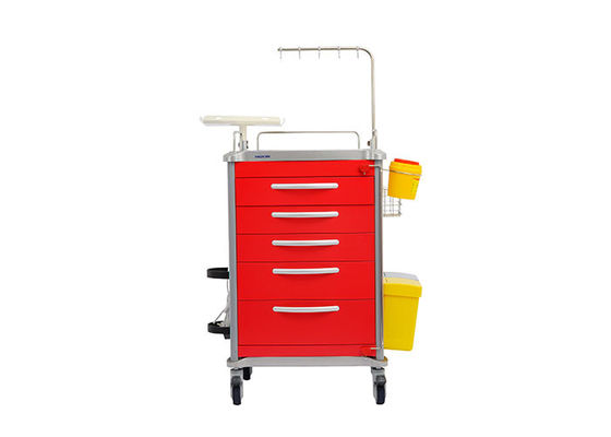 Carrello medico lussuoso di professione d'infermiera dell'ospedale dei carrelli per la consegna della medicina