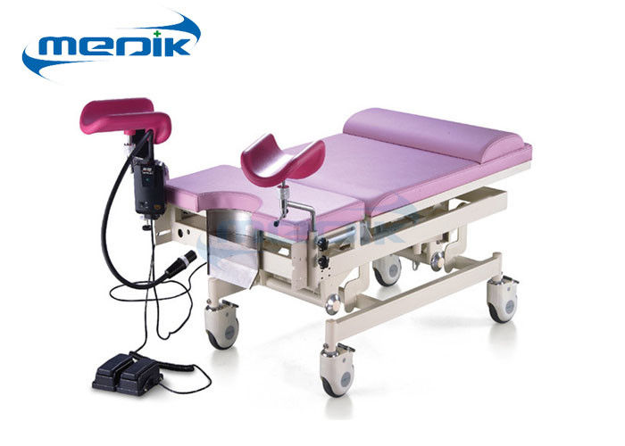 Schienale della sedia di ginecologia dell'esame dell'ospedale regolabile con il pedale
