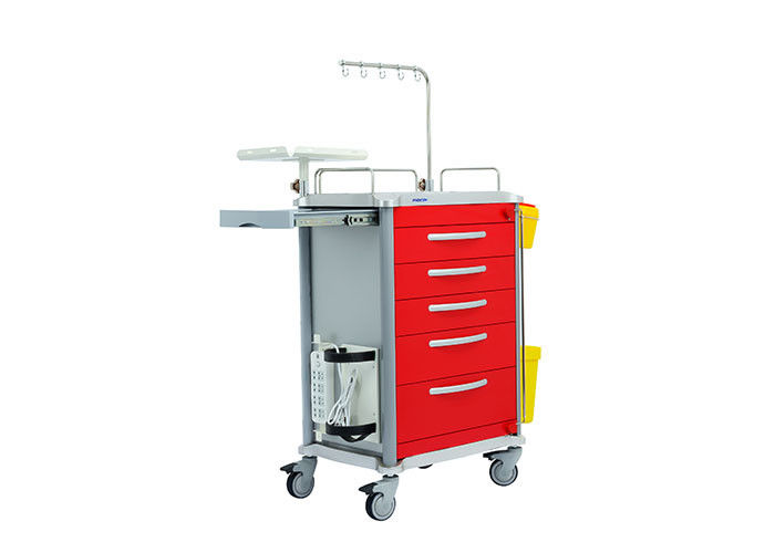 Carrello medico lussuoso di professione d'infermiera dell'ospedale dei carrelli per la consegna della medicina