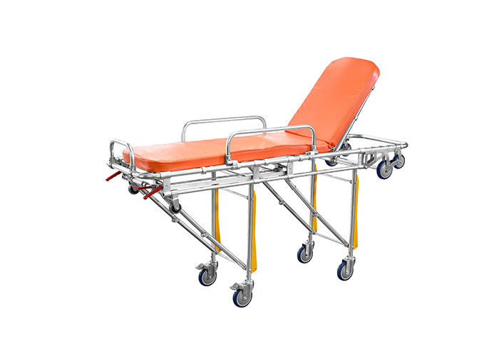 Barella di carico automatica dell'ambulanza dello schienale regolabile medico mobile