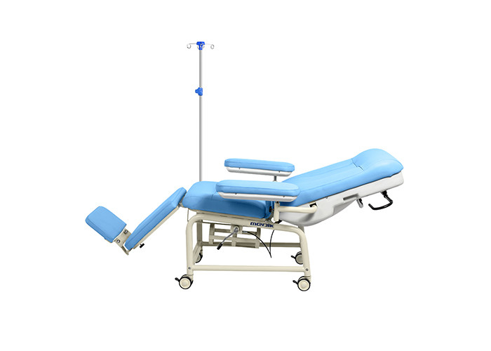 Insudiciamento di sangue di YA-DS-M05B anti della sedia manuale di donazione con il poggiapiedi