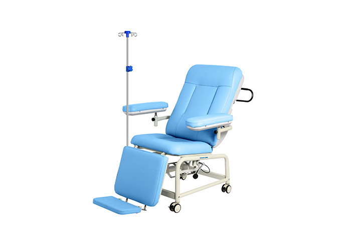 Insudiciamento di sangue di YA-DS-M05B anti della sedia manuale di donazione con il poggiapiedi